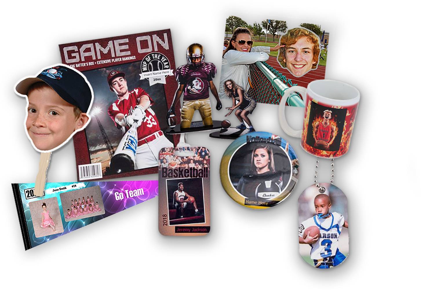 ProClicks offers a full line of sports memorabilia that's loved by every fan. From buttons, keychains, magnets, mugs, and pennants, we have them all at affordable prices.